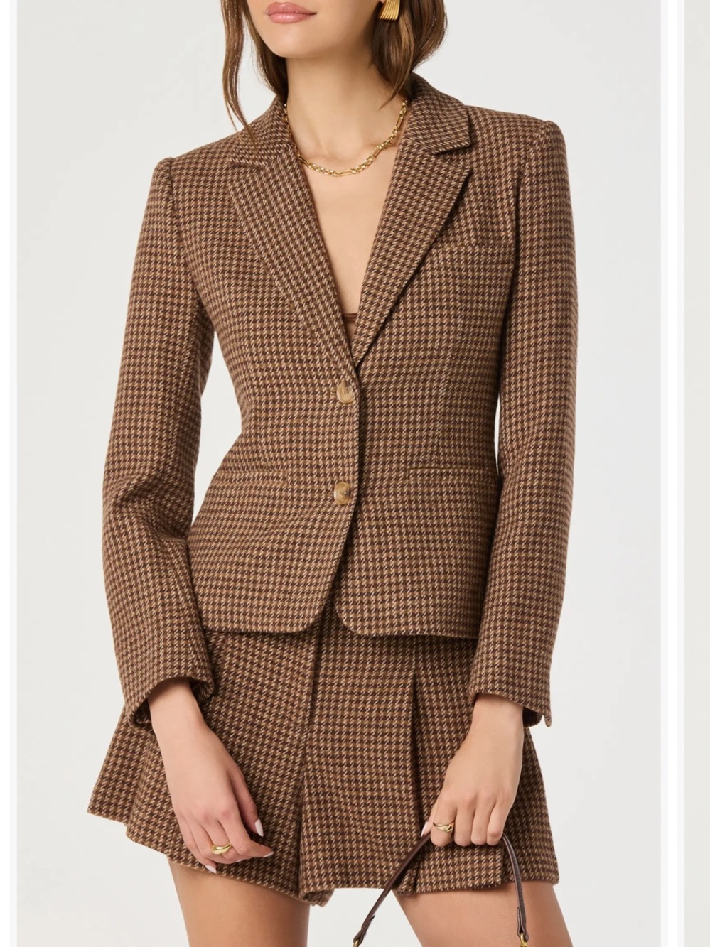 NWT Houndstooth Tailored Blazer, Sold Out online!